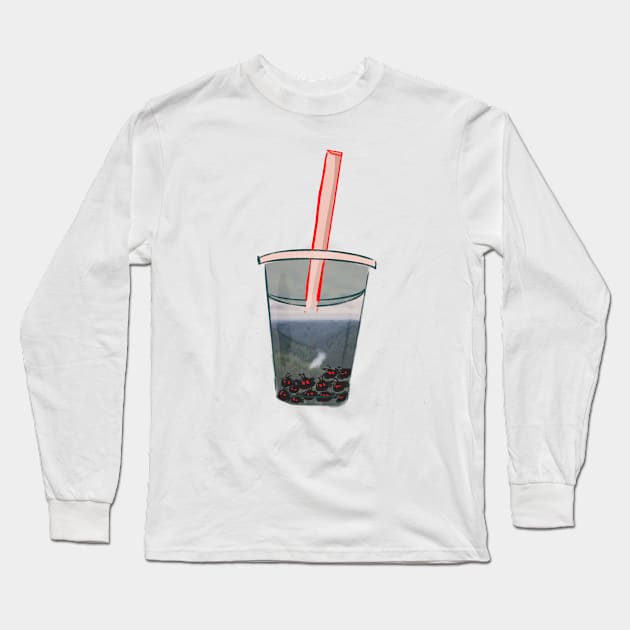 mothman boba Long Sleeve T-Shirt by goblinbabe